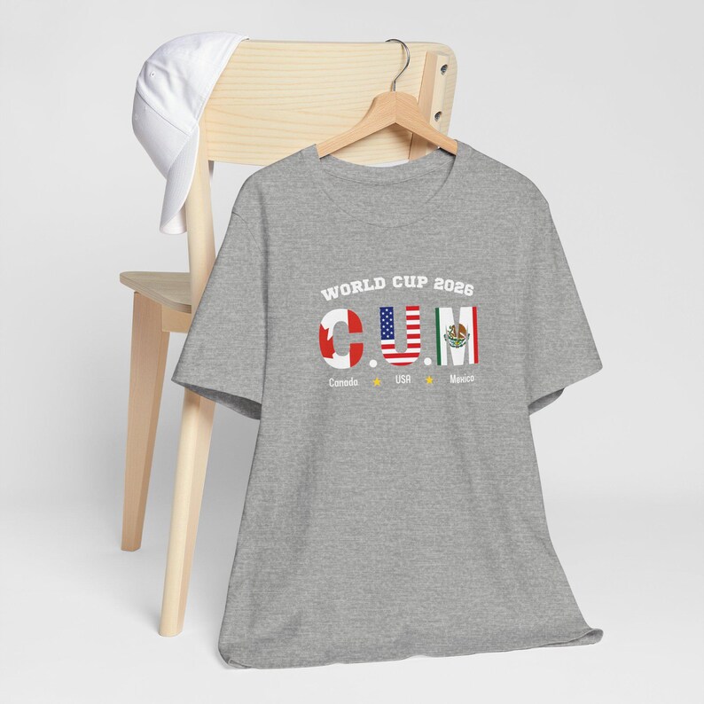 WK-T-shirt 2026 | Canada VS Mexico voetbal | T-shirt voetbalfans | grafisch ontwerp | afbeelding 10