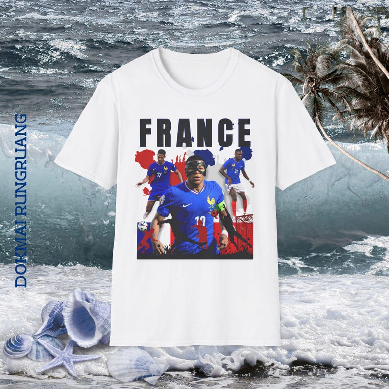 2026 France soccer T-Shirt Graphic | French football team tee image 3