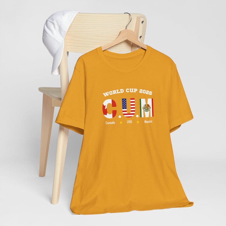 WK-T-shirt 2026 | Canada VS Mexico voetbal | T-shirt voetbalfans | grafisch ontwerp | afbeelding 8