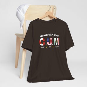 WK-T-shirt 2026 | Canada VS Mexico voetbal | T-shirt voetbalfans | grafisch ontwerp | afbeelding 6