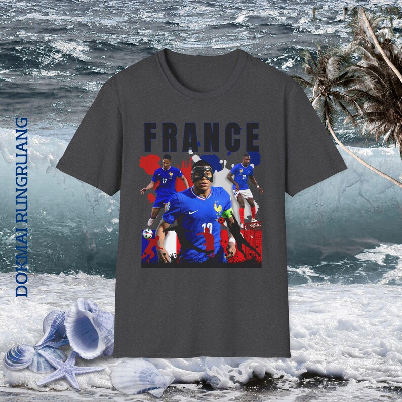 2026 France soccer T-Shirt Graphic | French football team tee image 7