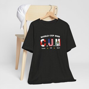 WK-T-shirt 2026 | Canada VS Mexico voetbal | T-shirt voetbalfans | grafisch ontwerp | afbeelding 9