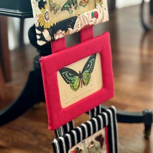 Triple Hanging Frame - Fabric Wrapped for 4x6 Photo or Art