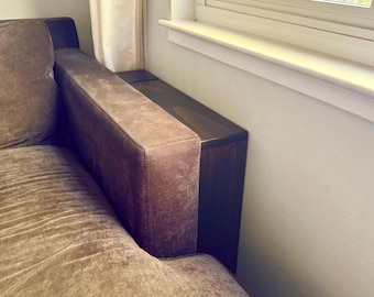 Narrow Sofa Table with Outlet - Skinny Console Table