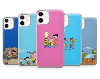 Ed Edd n Eddy Phone Case 90s Jawbreakers Retro Cover for iPhone 17Pro, 17, 16e, 15, 14, 13, 12,  Samsung S25 Fe, S24, A17, A56, Pixel 10, 9A