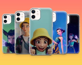 K-pop Dämonenjäger Handyhülle Zoey Energetic Cover für iPhone 17Pro, 17, 16, 15, 14, 13, 12, Samsung S25 Fe, S24, A17, A56, Pixel 10, 9A
