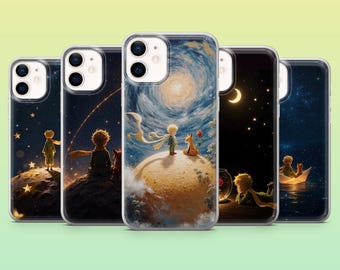 Little Prince Phone Case Story Book Stars Cover for iPhone 18Pro, 17, 16, 15, 14, 13, 12, Samsung S26, S25, S24, A17, A57, Pixel 11, 10, 9A