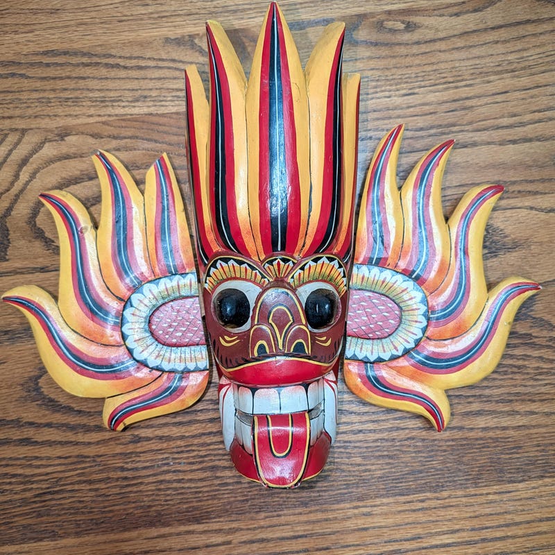 Sri Lankan Raksha Mask - Etsy