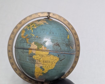 Antique 1953-1958 Replogle Simplified 6" Globe!