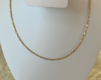 Italian 925 Sterling Silver Two Tone Chains