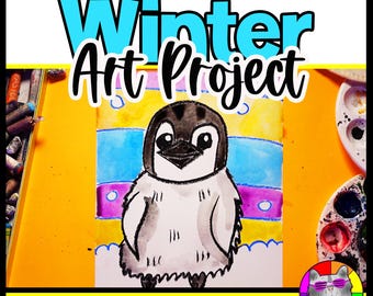 Penguin Chick Art Lesson Winter Art Project Penguin Art Activity Reading Writing