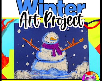 Winter Snowman Art Lesson Snowman Art Project Winter Art Activity with Reading