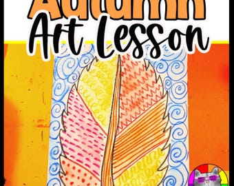 Autumn Leaf Line Art Project, Reading Comprehension & Writing Prompts