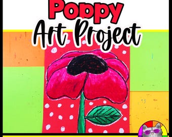 Poppy Art Lesson: Remembrance & Memorial Day Project (Grades 2-5)