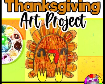 Thanksgiving Turkey Art Project K-3 (Art Lesson)