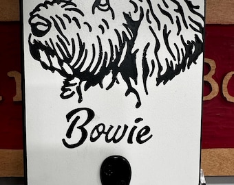 Personalized Dog Leash Holders.
