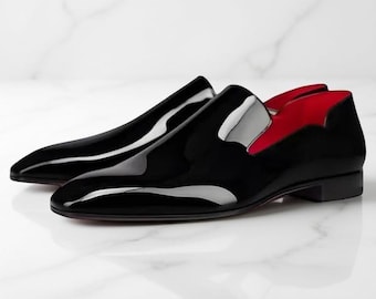 Goodjahre Dandelion Loafers - Kalbslackleder - Schwarz - Herren