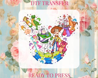 Disney Toy Story DTF Transfer: Woody Buzz Lightyear Ready to Press