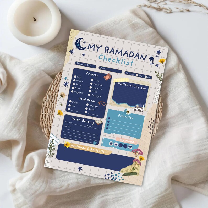 Ramadan Planner 2026, Islamic Prayer Tracker, Quran Activity Checklist ...