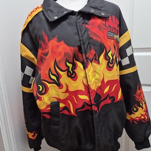 Nascar Flames Jacket - Etsy