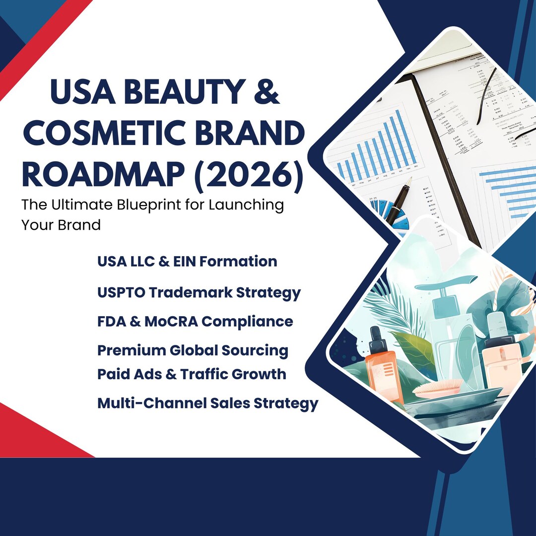 USA Beauty Brand Roadmap 2026 | Cosmetic Business Guide (PDF) - Etsy