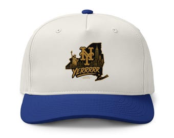 Mets NYC YERRRR Two-Tone Snapback Hat | New York State Baseball Cap