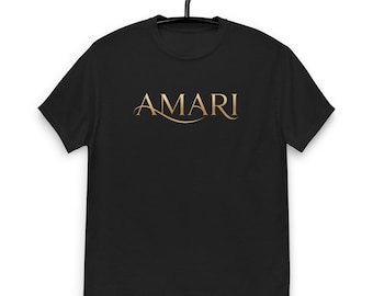 Amari Classic Cotton T-Shirt | Minimalist Logo Tee, Unisex Streetwear