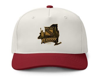 Rangers NYC YERRRR Two-Tone Snapback Hat | New York Baseball Streetwear Cap