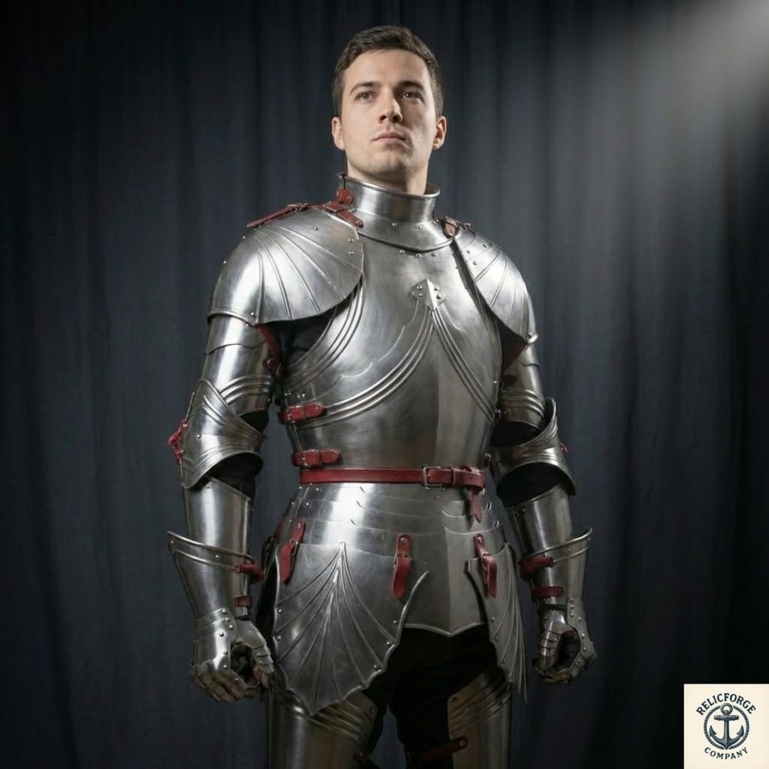 Full Body Medieval Knight Armor Suit Gothic Steel Battle Reenactment full-body-medieval-knight-armor-suit-gothic-steel-battle-reenactment