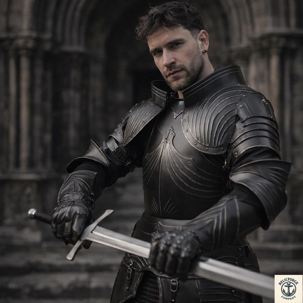 Medieval Knight Steel , Battle Armet Gothic Full Body Armor Suit ...