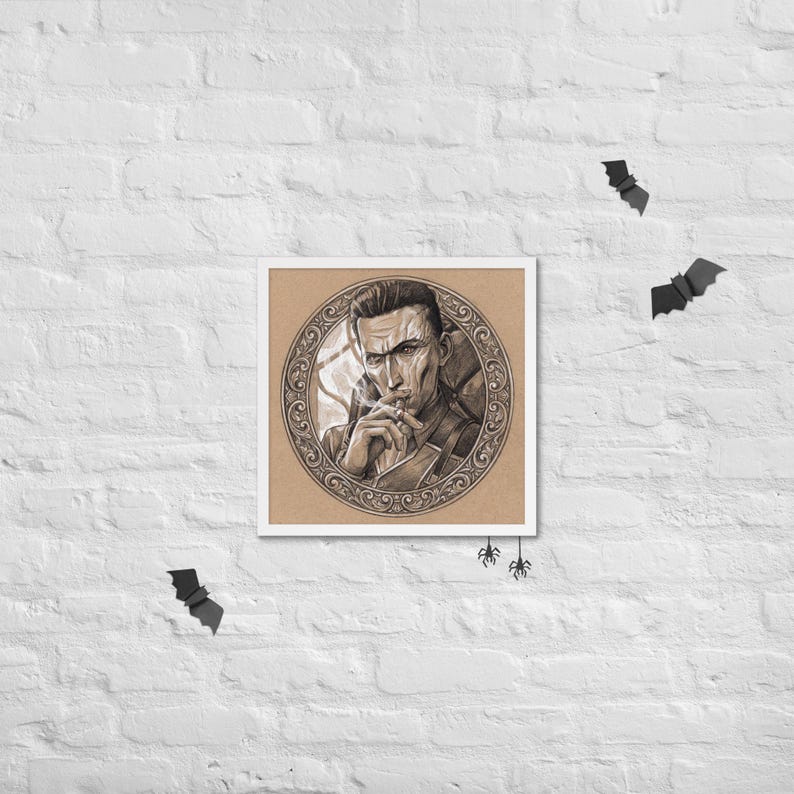 Original Pencil Drawing of Silco - Etsy