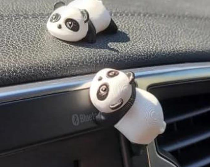 Featured listing image: 1 Piece Plastic Mini Panda Car Interior Accessory,  Air Conditioner Ornament,