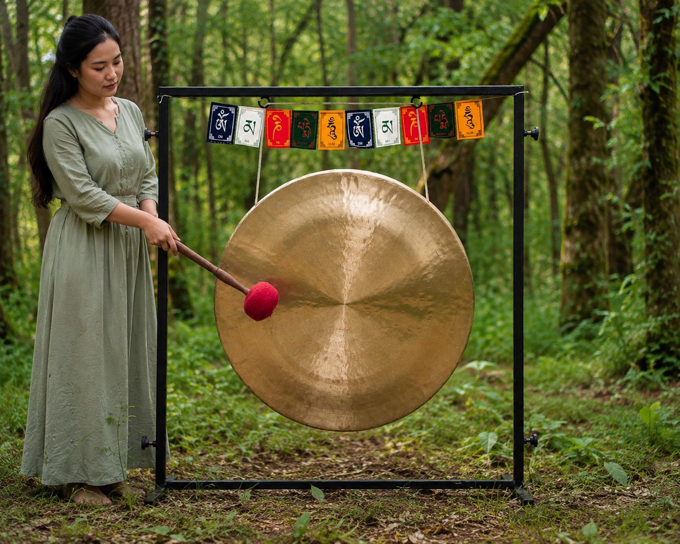 Gong With Wood Stand - Etsy