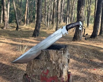 Handmade Machete Knife – High Carbon Steel Survival Blade for Camping & hunting