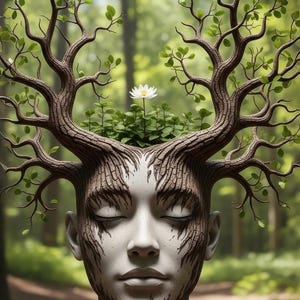 Psychedelische Erdmutter Drucke