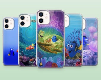 Nemo and Dory Phone Case Disney Fish Cover for iPhone 17, 17Pro, 16, 16Pro, 15, 14, 13, 12, Samsung S25, S24, A16, A56, Pixel 10, 10Pro,9Pro