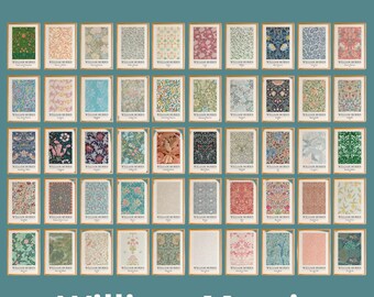 1000+ William Morris Art Prints | Vintage Floral Botanical Gallery (Digital Download)
