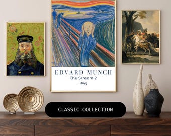 1000+ Vintage Art Prints | Maximalist Gallery Wall Bundle (Digital Download)