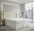 Nice beddings linen  Double Embroidery  bed skirt, 100% Cotton Luxury Bedroom Decor