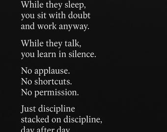 Mientras ellos esperan, tú construyes