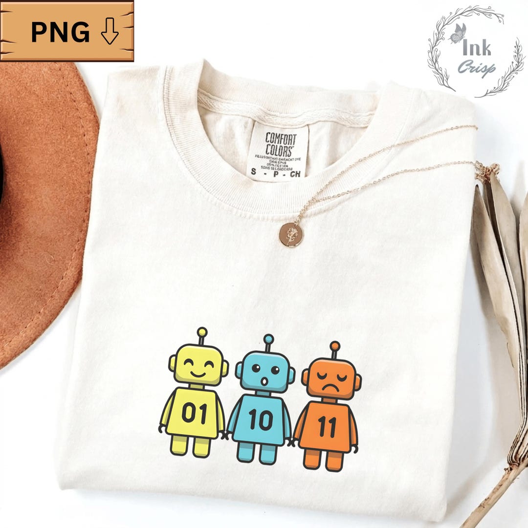 Binary Code Robot Emotions 01 10 11 PNG, Funny Programmer Digital ...