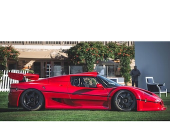 Ferrari F50GT Full .stl and .OBJ files of the body for recreation, 3d printing, modeling