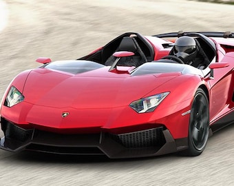 Lamborghini aventadorJ Full .stl and .OBJ files of the body for recreation, 3d printing, modeling