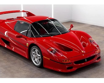 Ferrari F50 Full .stl and .OBJ files of the body for recreation, 3d printing, modeling