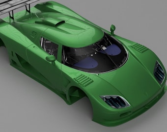 Koenigsegg CCGT 3d files, in both stl and obj format. Use these to model or build your own recreation.