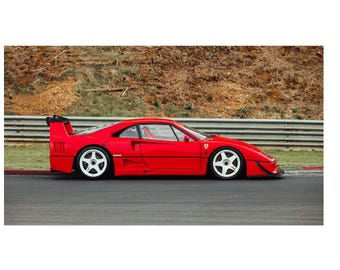 Ferrari F40 comp  Full .stl and .OBJ files of the body for recreation, 3d printing, modeling