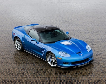 Chevrolet Corvette c6 ZR1 Full .stl and .OBJ files of the body for recreation, 3d printing, modeling