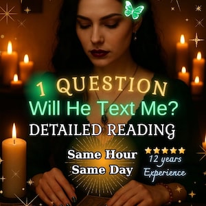 Will He Text Me Tarot Reading | Love Communication Insight | 1 Question Digital Reading