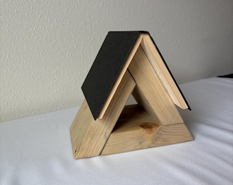 Handmade Thick Triangular Wooden Book Rest | Book Page Holder | Book Valet