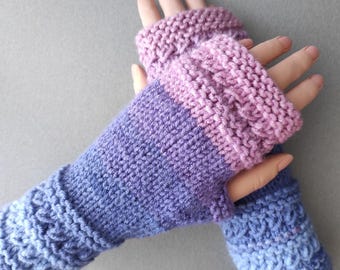 Guantes sin dedos de acrílico suave, hipoalergénicos, cálidos para las muñecas, ideales para pieles sensibles. Regalo perfecto para mujeres.